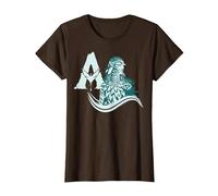 Avatar: Fire and Ash Neytiri Avatar Distressed Logo Camiseta, Mujer, Marrón, XS