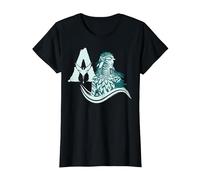 Avatar: Fire and Ash Neytiri Avatar Distressed Logo Camiseta, Mujer, Negro, XS