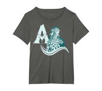 Avatar: Fire and Ash Neytiri Avatar Distressed Logo Camiseta, Mujer Tallas Grandes, Asfalto, 2XL Grande