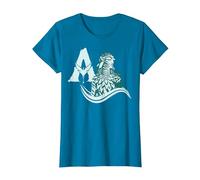 Avatar: Fire and Ash Neytiri Avatar Distressed Logo Camiseta, Mujer, Zafiro, 3XL