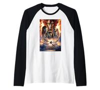 Avatar: Fire and Ash Official Movie Theatrical Poster Camiseta Manga Raglan