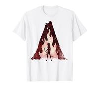 Avatar: Fire and Ash Varang with Fire Distressed Avatar Logo Camiseta