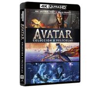 Avatar Pack 3 Peliculas (4K UHD + Blu-ray): Avatar (2009) + Avatar: El Sentido del Agua (Avatar: The Way of Water) (2022) + Avatar: Fuego y Ceniza (Avatar: Fire and Ash) (2025)