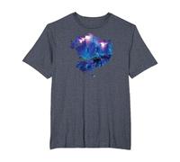 Avatar Pandora Jellyfish Forest Poster Camiseta, Hombre Tallas Grandes, Azul Jaspeado, 4X Alto