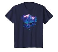 Avatar Pandora Jellyfish Forest Poster Camiseta, Niños, Azul Marino, 4 años