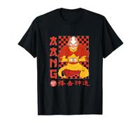 Avatar: The Last Airbender Aang Red Checkerboard Design Camiseta