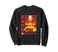 Avatar: The Last Airbender Aang Red Checkerboard Design Sudadera