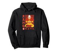 Avatar: The Last Airbender Aang Red Checkerboard Design Sudadera con Capucha