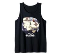 Avatar The Last Airbender Aang Riding Appa Camiseta sin Mangas