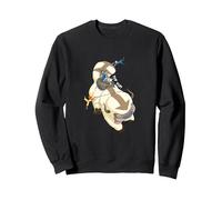 Avatar: The Last Airbender Appa Flying Yip Yip Scene Sudadera, Unisex para Adultos, Negro, XL