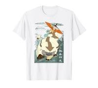 Avatar: The Last Airbender Appa Momo & Aang In Flight Camiseta