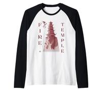 Avatar The Last Airbender Fire Temple Camiseta Manga Raglan