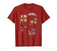 Avatar: The Last Airbender Four Nations Periodic Table Camiseta, Hombre, Arándano, L
