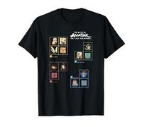 Avatar: The Last Airbender Four Nations Periodic Table Camiseta, Hombre, Negro, 3XL