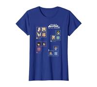 Avatar: The Last Airbender Four Nations Periodic Table Camiseta, Mujer, Azul Real, XL