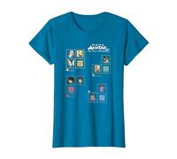 Avatar: The Last Airbender Four Nations Periodic Table Camiseta, Mujer, Zafiro, L