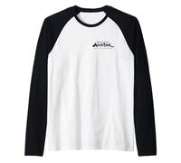 Avatar: The Last Airbender Left Chest Kanji Logo In Black Camiseta Manga Raglan