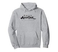 Avatar: The Last Airbender Official Logo In Black Sudadera con Capucha, Unisex para Adultos, Gris Jaspeado, M