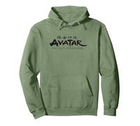 Avatar: The Last Airbender Official Logo In Black Sudadera con Capucha, Unisex para Adultos, Verde Salvia, L
