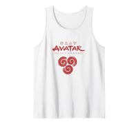 Avatar: The Last Airbender Symbols and Logo In Red Camiseta sin Mangas