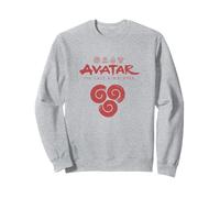 Avatar: The Last Airbender Symbols and Logo In Red Sudadera