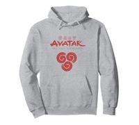 Avatar: The Last Airbender Symbols and Logo In Red Sudadera con Capucha