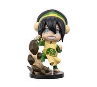 Avatar: The Last Airbender Toph - Mini Figura de 4 Pulgadas en Estilo Kawaii en Postura dinámica con Base de exhibición