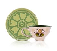 Avatar: The Last Airbender Uncle Iroh's Jasmine Dragon - Juego de taza de té y platillo de cerámica de 12 onzas | Juego de regalo de fiesta de té para café, espresso, moca, latte | Bonitos regalos de