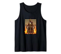 Avatar The Last Airbender Zuko With Flames Graphic Camiseta sin Mangas