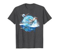 Avatar: The Way of Water Creatures of Sea and Sky Camiseta, Hombre, Jaspeado Oscuro, S
