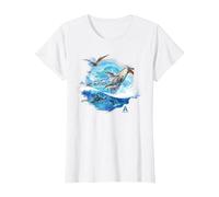 Avatar: The Way of Water Creatures of Sea and Sky Camiseta, Mujer, Blanco, S
