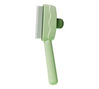 Avatore Cepillo Zen para gatos, peine Zenbrush para gatos, peine autolimpiante para mascotas, cepillo de aseo para gatos y perros, cepillo de aseo para masajear y limpiar el cabello (verde) PzY576