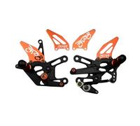 avdb-moto Estriberas Retrasadas Ajustables Compatible con SUZUKI GSX-R 1000 GSXR WVB6 2005-2006 Racing AVDB (Narjana)