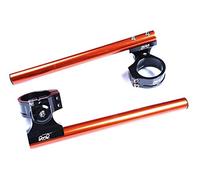 avdb-moto Pareja de semimanillares elevados y reclinables AVDB 50 mm compatible con HONDA CBR 1000 RR Fireblade 2004-2015, CBR 954 RR 2002-2003, CBR 929 RR 2000-2001, CBR 900 RR 2000-2003 (naranja)