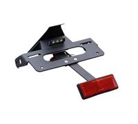 avdb-Moto Porta-Matrícula AVDB Compatible con Aprilia RS4 125 2011-2016, RS4 50 2011-2018, Tuono 125 2017-2020, Tuono 125 KC1 2017-2022, RSV4 1000 R/Factory/APRC 2009-2014 con Catadióptrico