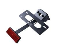 avdb-Moto Porta-Matrícula AVDB Compatible con Kawasaki Z125 / Z-125 Performance 2019-2024, Ninja 125 / Performance 2019-2024, Ninja 250 SL 2015-2024, Z250 SL 2015-2019 con Catadióptrico