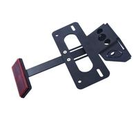 avdb-Moto Porta-Matrícula AVDB Compatible con Kawasaki Z650 Z-650 ER650H 2017-2019, Ninja 650 EX650 2017-2019, Z650 ER650K 2020-2024, Ninja 650 EX650M 2020-2024 con Catadióptrico