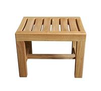 Avdnrya Taburetes para sala de estar, asiento de ducha de madera, taburete de baño impermeable para ancianos, silla de baño para adultos, asiento de ducha de madera antideslizante, asiento de ducha