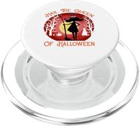 Ave a la Reina de Halloween - Disfraz de Truco o Trato Aterrador PopSockets PopGrip para MagSafe