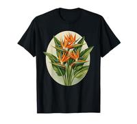 Ave del paraíso Flor Corazón Sudáfrica Patrón Camiseta