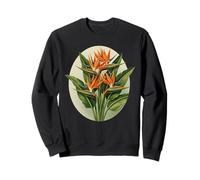 Ave del paraíso Flor Corazón Sudáfrica Patrón Sudadera