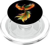 Ave Fénix de Fuego Fénix Espiritual Renacido PopSockets PopGrip para MagSafe