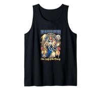 Ave María Bendita Madre Rosario Oración Camiseta sin Mangas