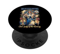 Ave María Bendita Madre Rosario Oración PopSockets PopGrip Adhesivo