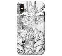 Ave María Llena de Gracia Rosario de Oraciones Católicas Tradicionales Carcasa para iPhone X/XS