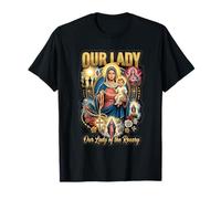 Ave María Nuestra Señora Santísima Madre Rosario Católico Camiseta