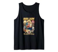 Ave María Nuestra Señora Santísima Madre Rosario Católico Camiseta sin Mangas