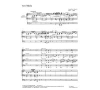 Ave Maria - SATB and Organ [Piano] - SCORE