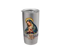 Ave Maria Schubert Misa Latina Beata Madre María Católica Vaso térmico de acero inoxidable de doble pared