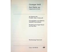 Ave Maria - Solo S, 2 Violins, Viola, 2 Vc - VOCAL SCORE